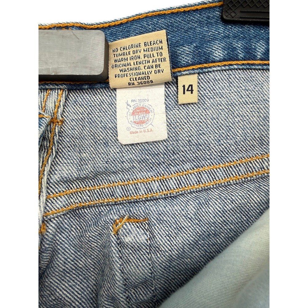 Calvin Klein Jeans Women 30 Blue Excellent High Rise Straight Leg Denim Vintage - Picture 11 of 12